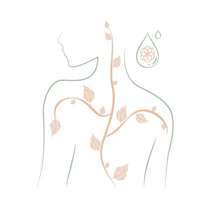 illustration massages aux huiles